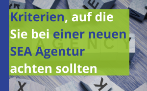 Titel des Beitrags im Vordergrund und kleine Steine, die "Agency" buchstabieren im Hintergrund